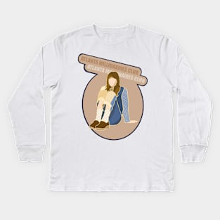 Faye Webster Atlanta Millionaires Club Design Kids Long Sleeve T-Shirt